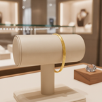 Load image into Gallery viewer, 500J02TULIPANBR. 14K Solid Gold Bismark Puff Bracelet