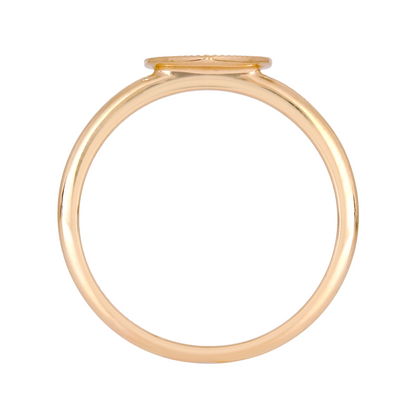 14k Solid Gold Heart Ring