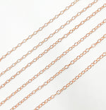 Load image into Gallery viewer, Rose Gold Filled Cable Chain. 1808RGF
