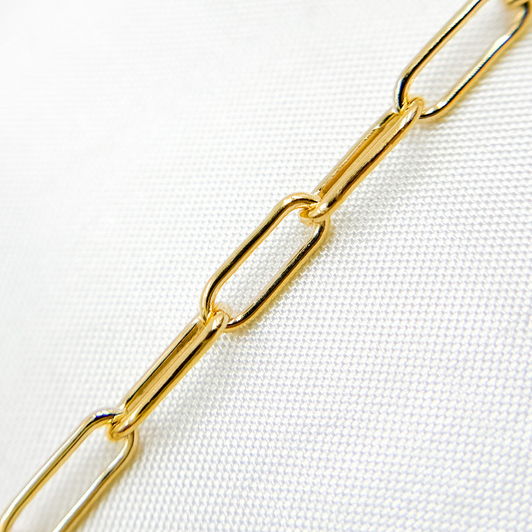 2505GFNecklace. 14K Gold-Filled Smooth Paperclip Finished Necklace