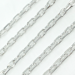 Load image into Gallery viewer, 925 Sterling Silver Diamond Cut Oval Link Chain. Z102SS
