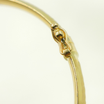 Load image into Gallery viewer, 14K Solid Gold Matte Textured Bangle. Bangle12
