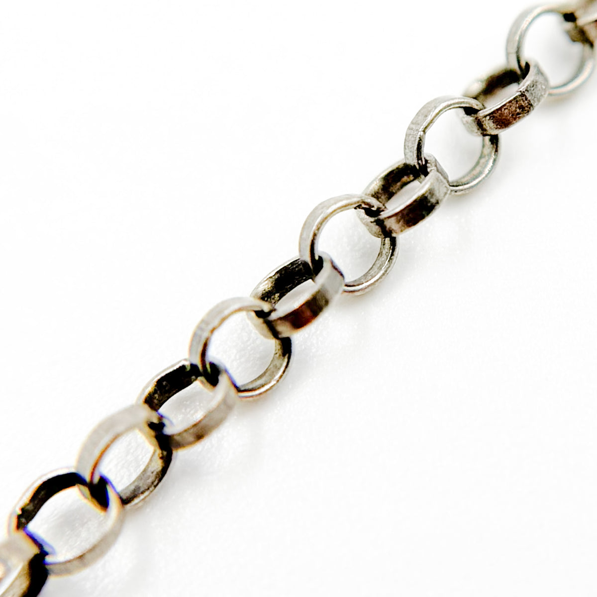 Buy Online Today Oxidized Sterling Silver Rolo Chain