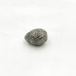 Load image into Gallery viewer, DC572. Diamond &amp; Sterling Silver Oval Bead
