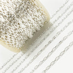 Load image into Gallery viewer, Y131DCSS. Sterling Silver Box Diamond Cut Link Chain
