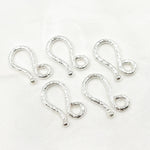 Load image into Gallery viewer, Silver S Hook. Sterling Silver Hammered &quot;S&quot; Hook
