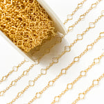 Load image into Gallery viewer, V251GF. Gold Filled Clover Link Chain
