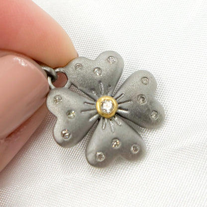 Silver Flower Pendant