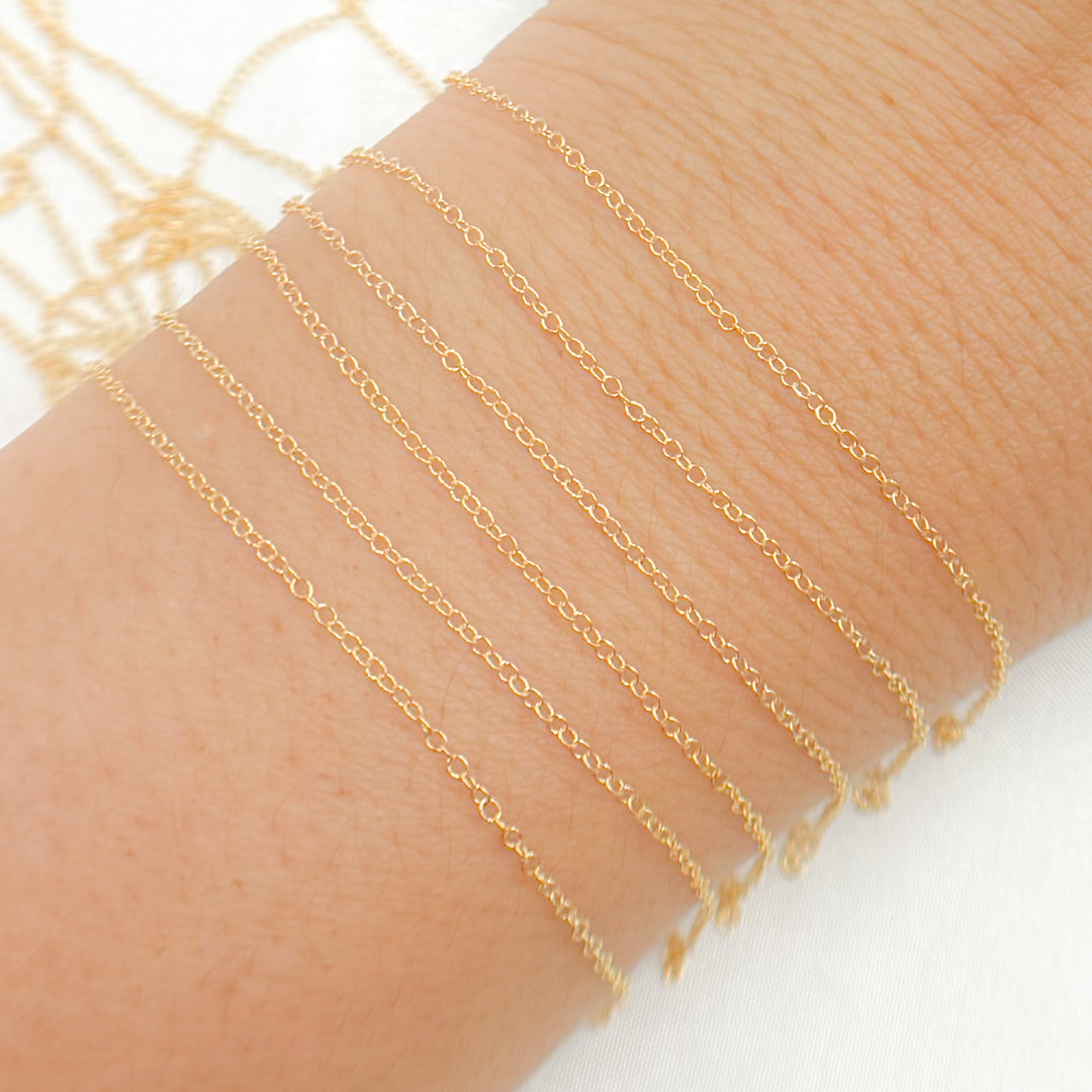 1025GF. 14K Gold-Filled Cable Chain