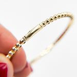 Load image into Gallery viewer, BNZ68568. 14K Solid Yellow Gold Gemstone Bangle
