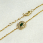 Load image into Gallery viewer, 14k Solid Gold Diamond and Gemstone Bracelet. BFK60619EM
