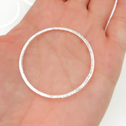 White Sterling Silver Ring Connector
