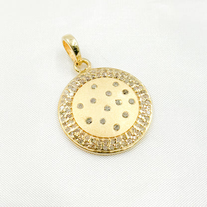 Sterling Silver Round Pendant