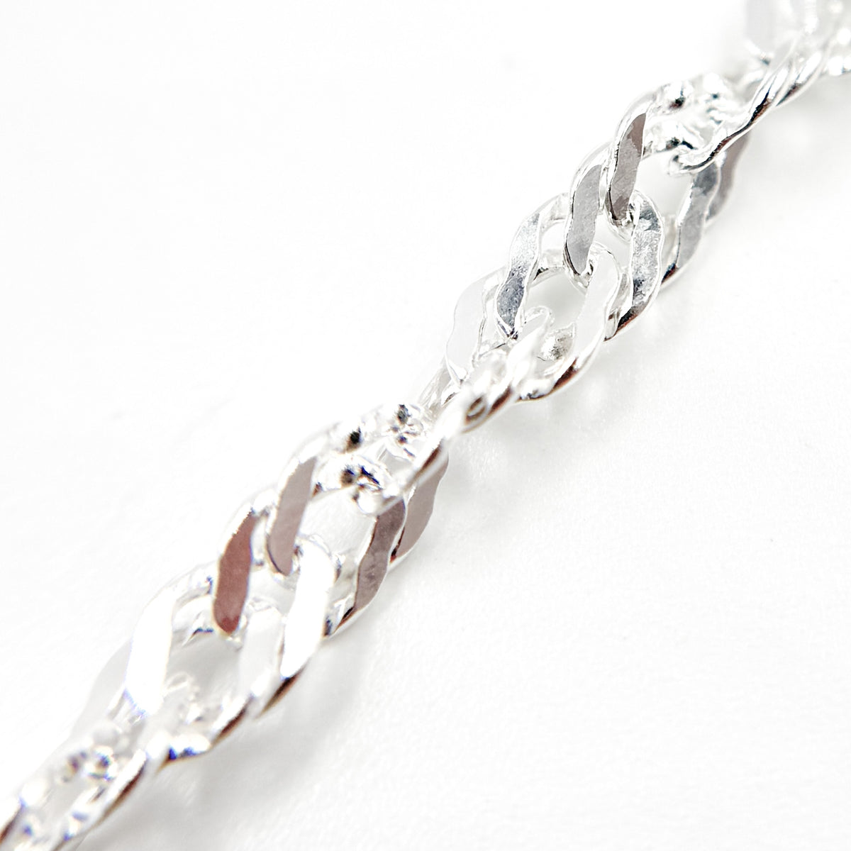 Silver Singapore Link Chains