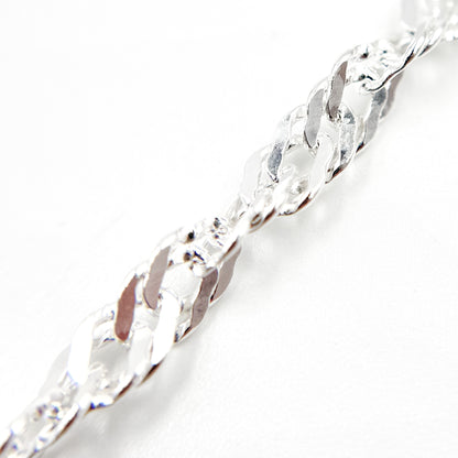 Silver Singapore Link Chains