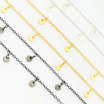 Load image into Gallery viewer, Disc Shape 4mm Dangle Wire Chain. 311D