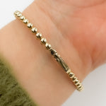 Load image into Gallery viewer, BNI68561. 14K Solid Yellow Gold Gemstone and Diamond Fancy Bangle