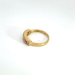 Load image into Gallery viewer, 14k Solid Yellow Gold Diamond Ruby Band Ring. RAJ01101RU
