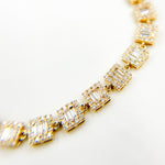 Load image into Gallery viewer, BFM60864. 14K Solid Yellow Gold Diamond Bracelet