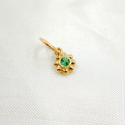 Buy now Solid Gold Diamond Flower Charm