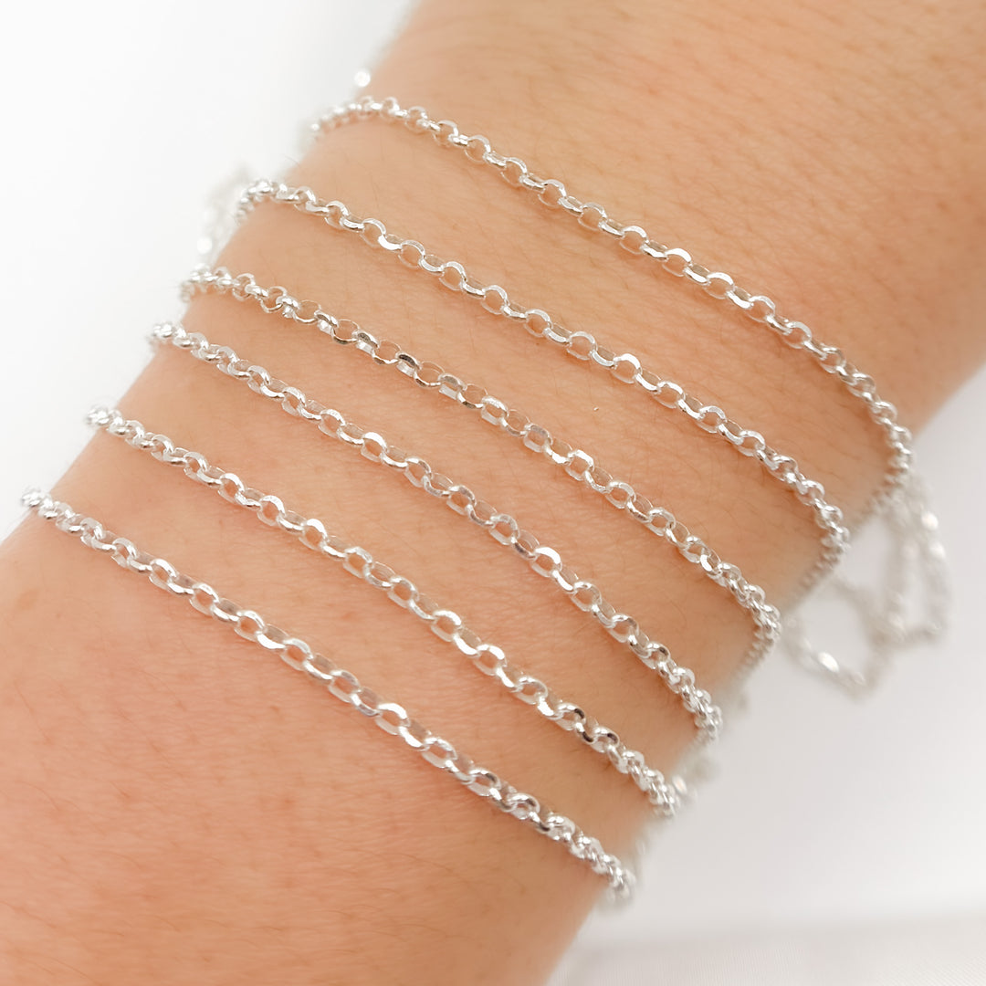 Silver Rolo Chain India Buy Now Sterling Silver Rolo Chain