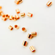 Rose Gold Filled Crimp Tube