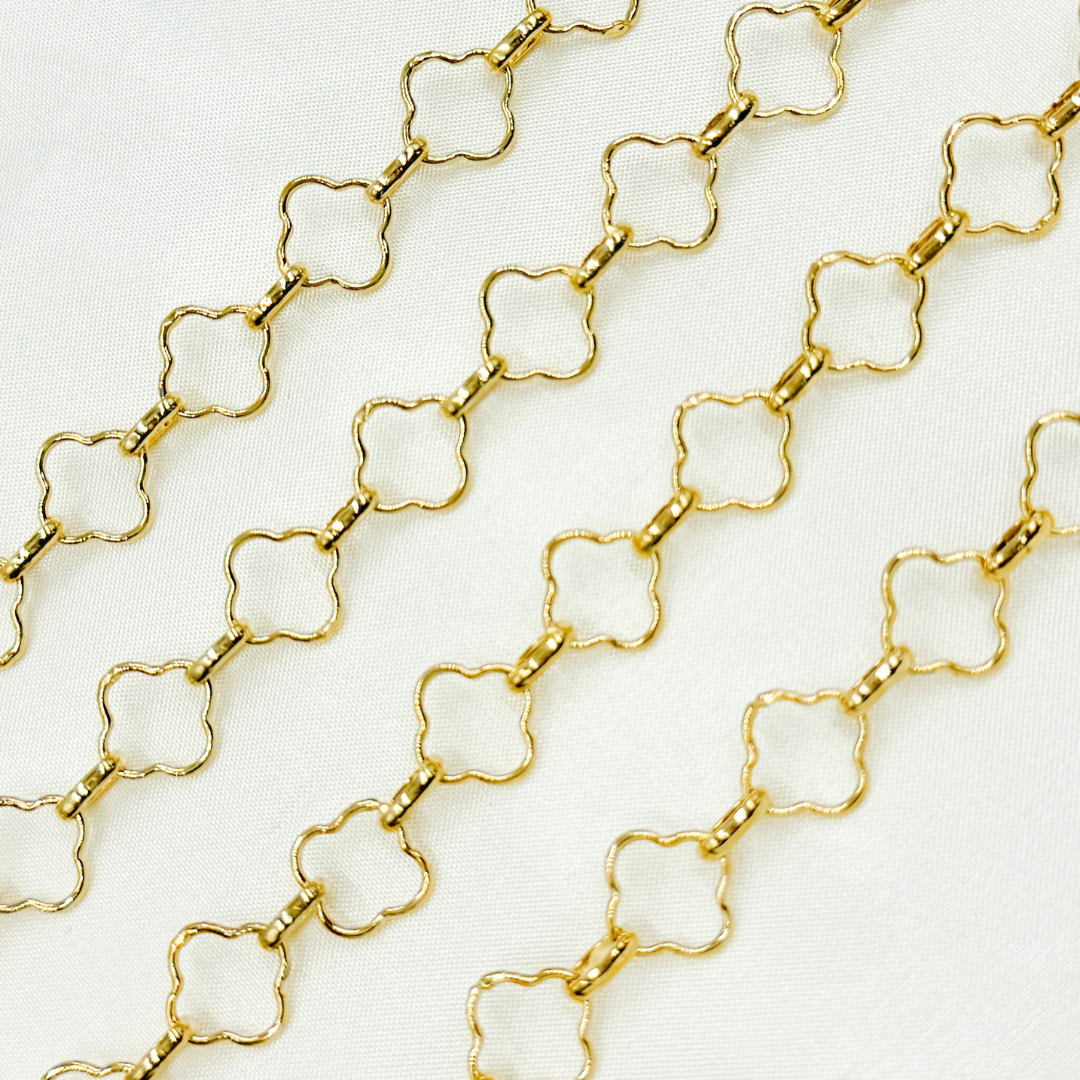 Buy Gold Plated 925 Sterling Silver Flower Link