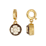 Load image into Gallery viewer, CMJ00355. 14K Solid Gold Round-Shaped Lab Diamond Charm