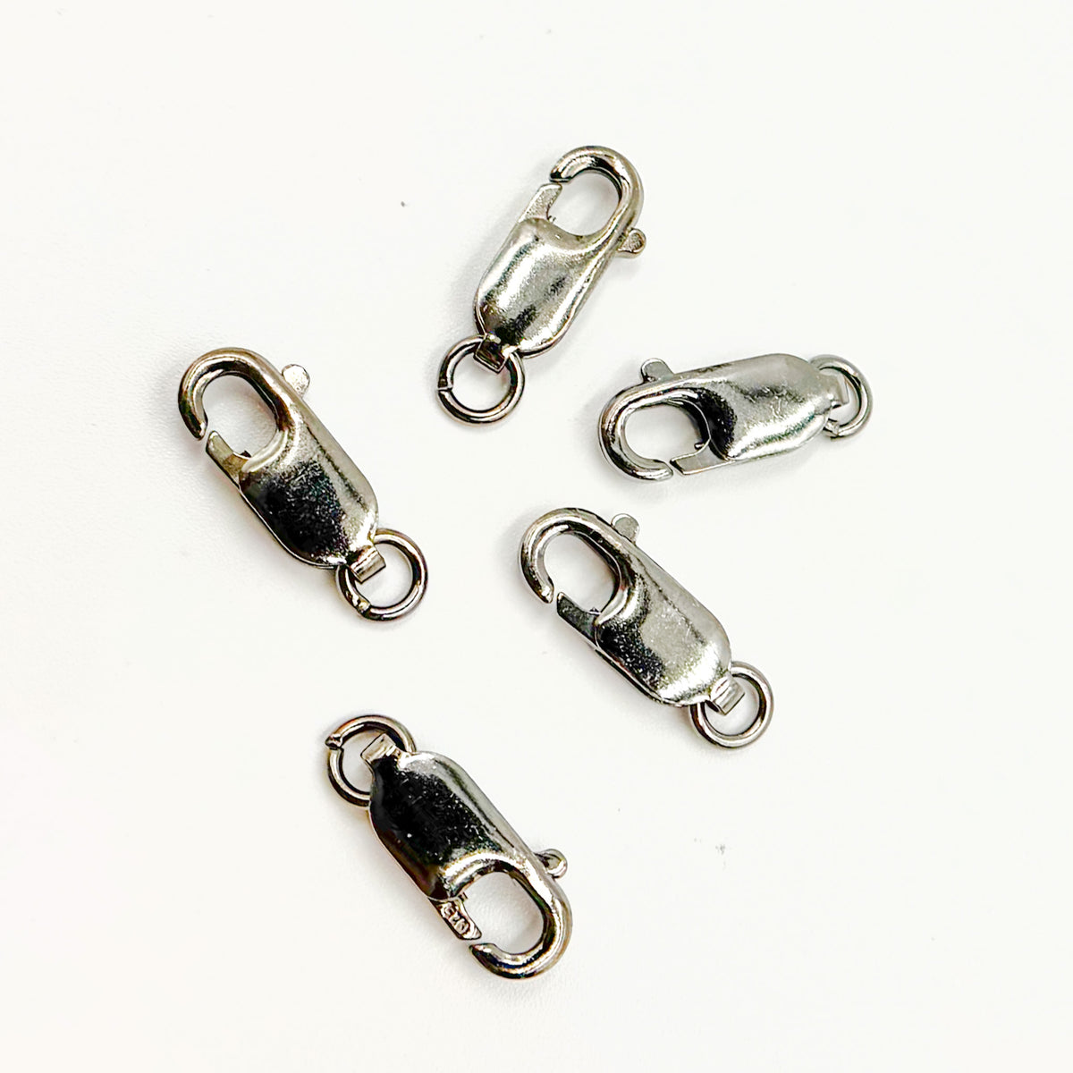 0925LC3BR. 14MM Black Rhodium Lobster Clasp