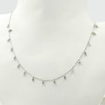 Load image into Gallery viewer, 14K Solid Gold Diamond Dangle Necklace. NT401863
