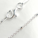 Load image into Gallery viewer, Z36SSNecklace. 925 Sterling Silver Cube Satellite Finished Necklace
