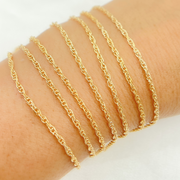 015RGF. 14k Gold Filled Rope Chain