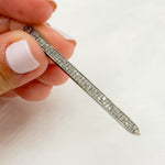 Load image into Gallery viewer, DC683. Diamond Black Rhodium Sterling Silver Spike Charm
