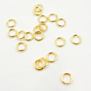 5MM Open Gold Plated Jump Ring
