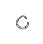 Load image into Gallery viewer, MFT080DE5BR I Black Rhodium 925 Sterling Silver Open Jump Ring Gauge: 20. Size: 5mm.
