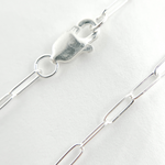 Load image into Gallery viewer, 1606SSNecklace. Sterling Silver Paperclip Finished Necklace
