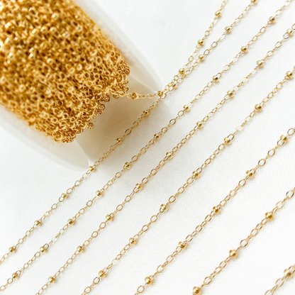 1200GF. 14k Gold Filled Satellite Chain
