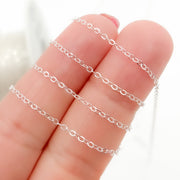 Silver Flat Cable Chain