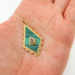 Load image into Gallery viewer, Buy Now 14K Gold Triangle Pendant