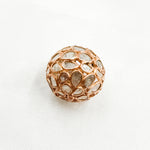 Load image into Gallery viewer, DC731. Diamond &amp; Sterling Silver Round Bead
