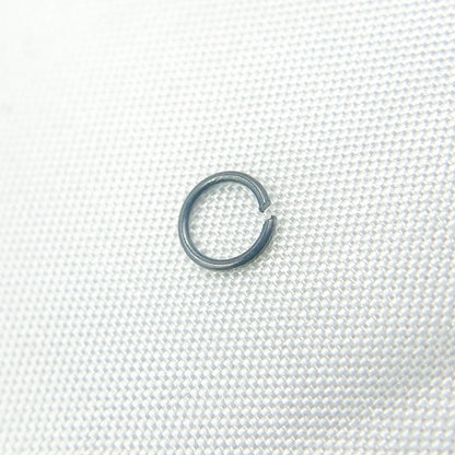 MFT060DE4BR. 4MM 22Gauge Black Rhodium Open Jump Ring