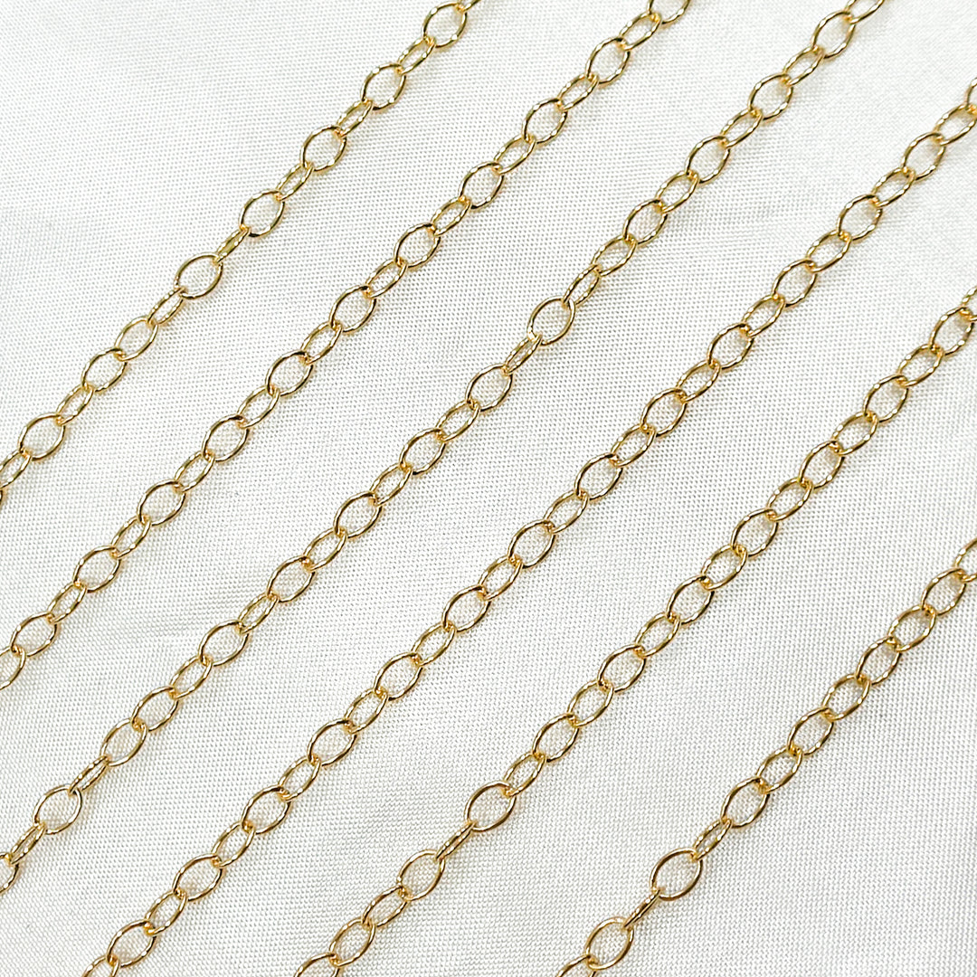 Gold-Filled Smooth Cable Chain. 2208DR