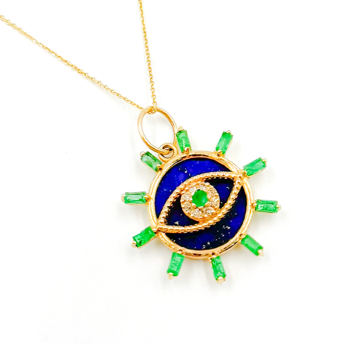 Buy Now Gold Evil Eye Pendant