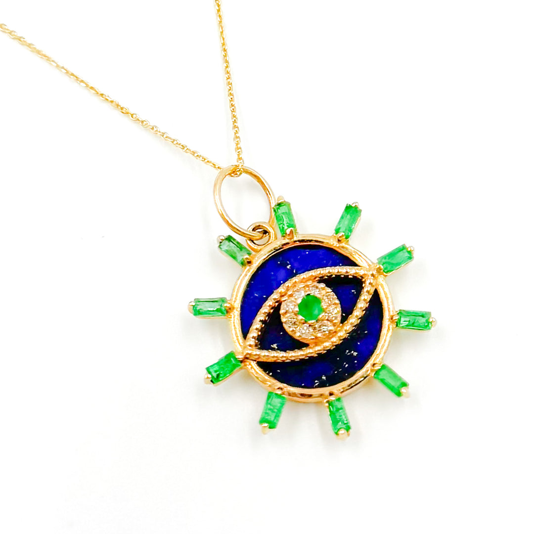 Buy Now Gold Evil Eye Pendant