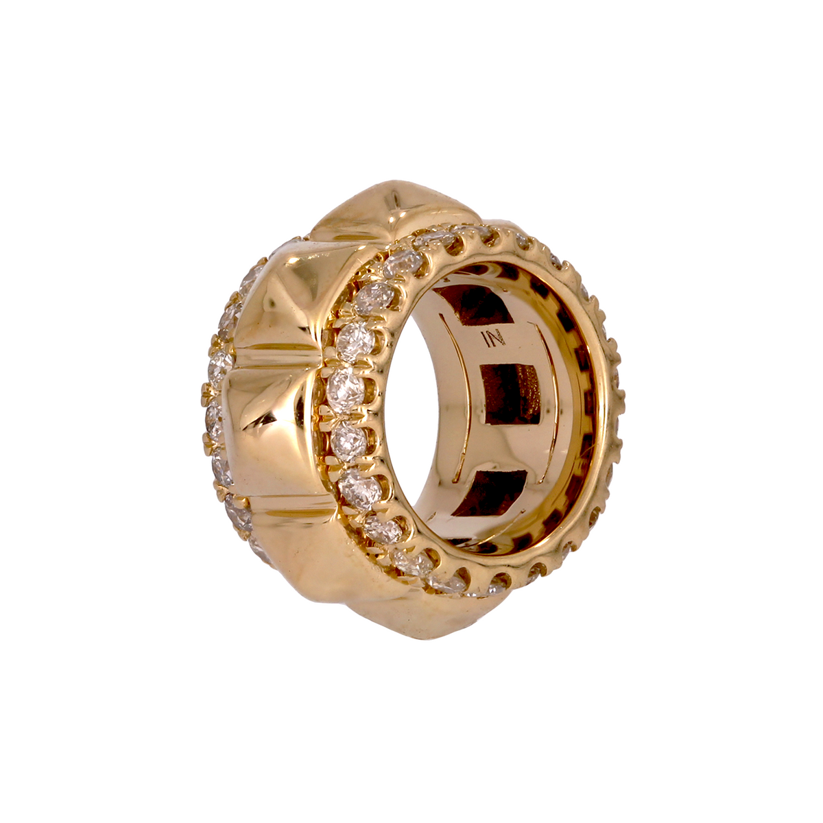 CMF00192. 14K Solid Gold Fancy Ring Charm