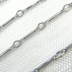 Load image into Gallery viewer, 568OX. Oxidized Sterling Silver Dapped Bar Chain
