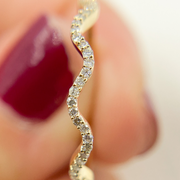 14K Gold Diamond Ring.  GDR05
