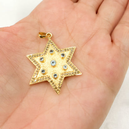 Buy Now Silver Star Pendant with Gemstone