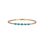 Load image into Gallery viewer, BNG68562. 14K Solid Yellow Gold Gemstone and Diamond Fancy Bangle