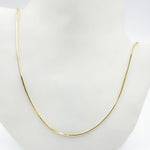 Load image into Gallery viewer, 120CCTD. 14k Solid Yellow Gold Snake Necklace
